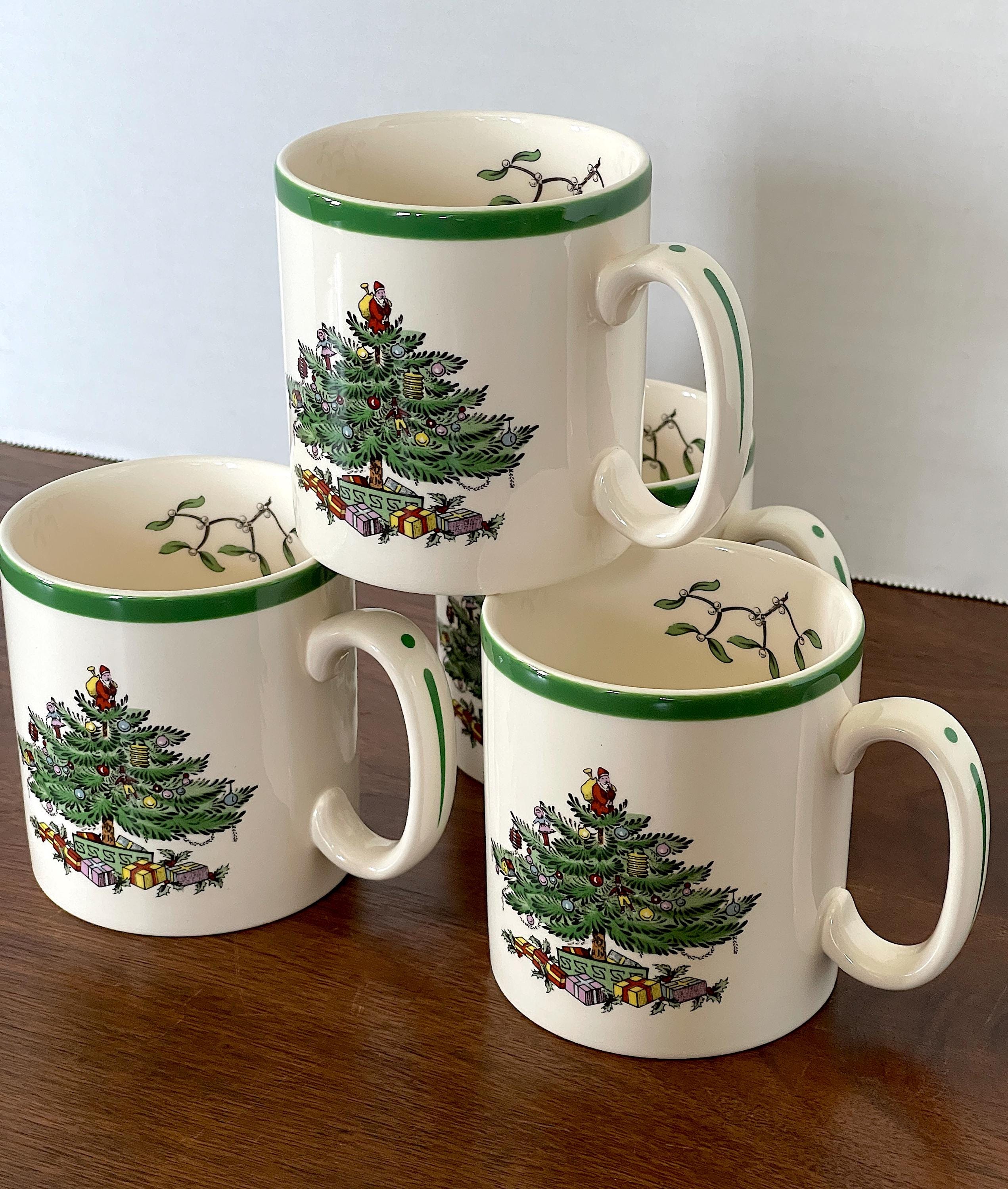 1986年製 SPODE ストーンウェア「クリスマスツリー」マグカップ 1986年製 SPODE ストーンウェア「クリスマスツリー」マグカップ