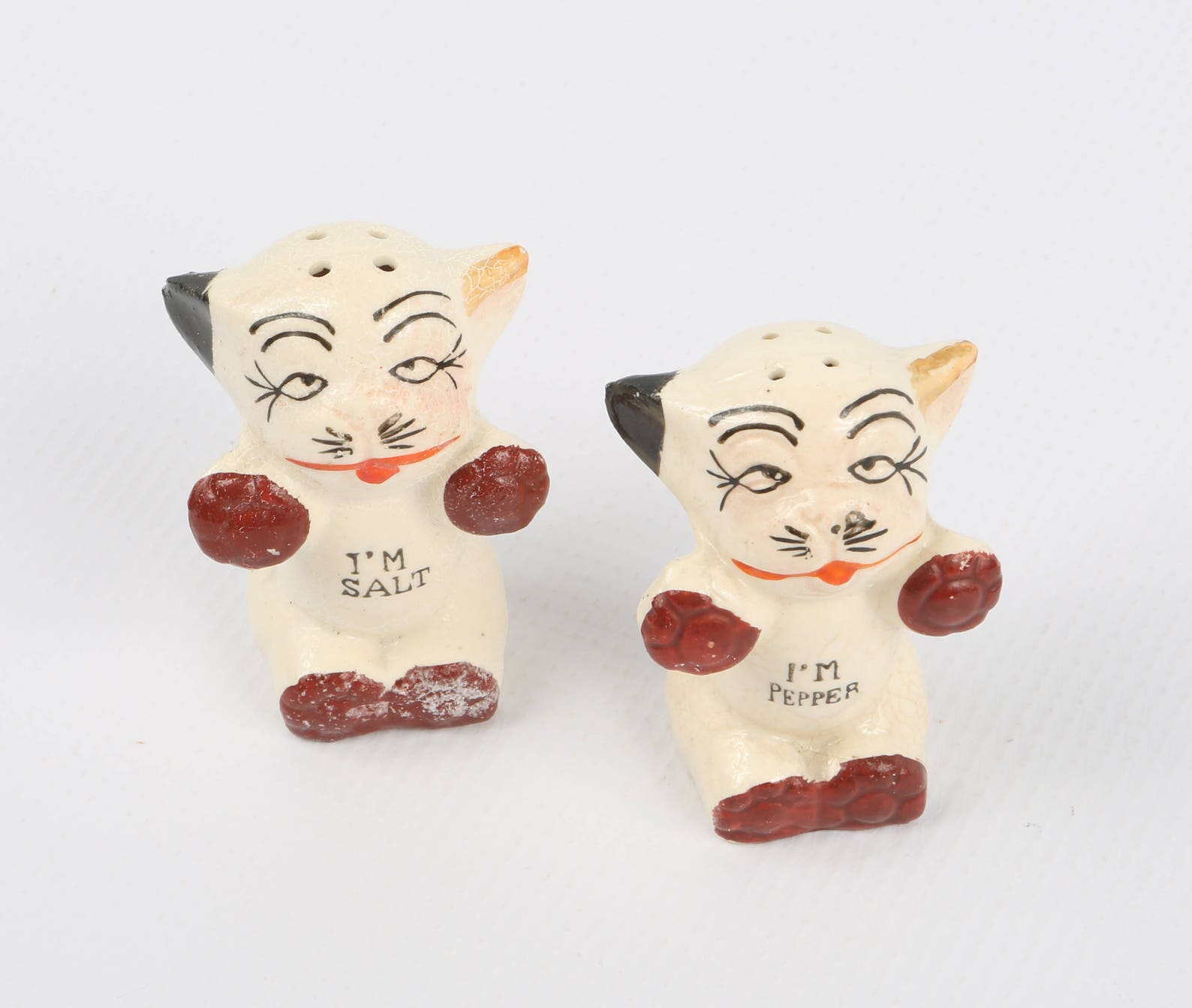 1930's BONZO Dogs Shakers Ceramic Japan Salt & Pepper Etsy