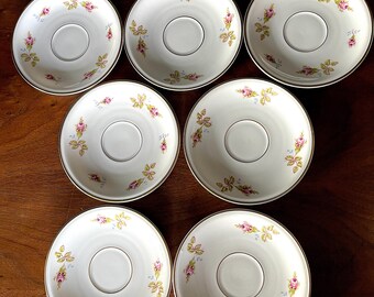 ドイツ製 Hutschenreuther ペールピーチ 金彩 美しいレリーフ5枚 ドイツ製 Hutschenreuther ペールピーチ 金彩 美しいレリーフ5枚