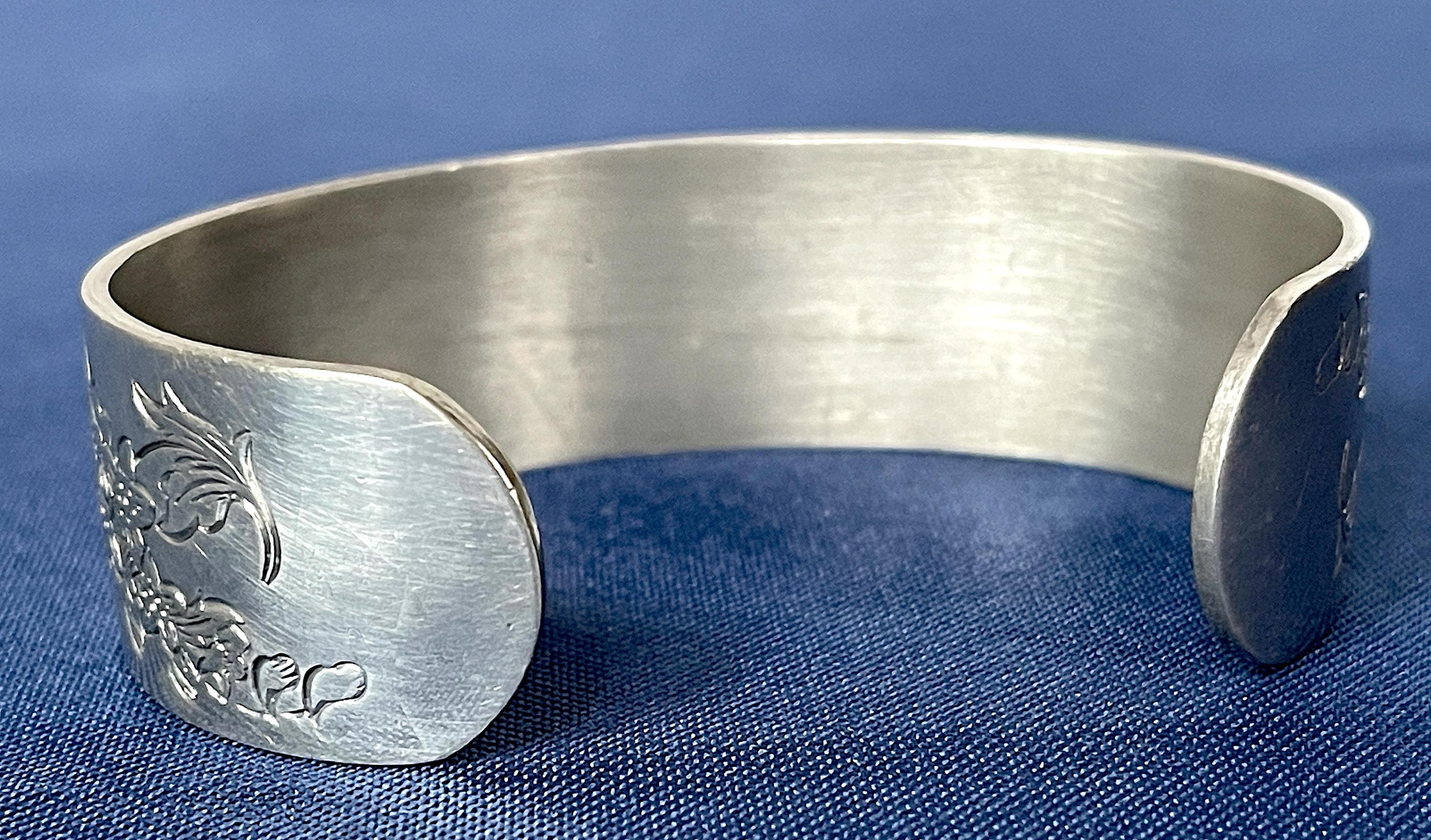 1970's-80's Pewter Cuff Bracelet, Kirk Stieff 