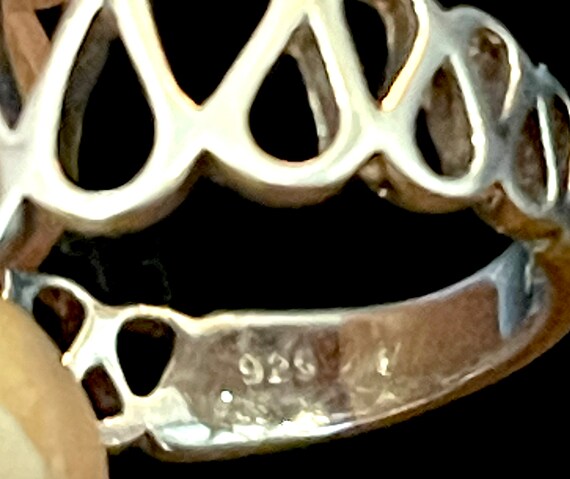 VTG Sterling Silver Loop De Loop Wide to Narrrow … - image 10