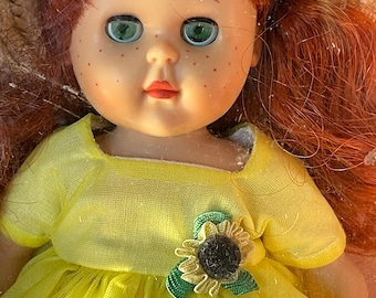 1995 DAKIN Inc. Ginny Vogue Doll,  8" Posable Vinyl, Dress Md in China, Box Made in Hong Kong, No Wear or Damage VTG Cond. Never Out of Box
