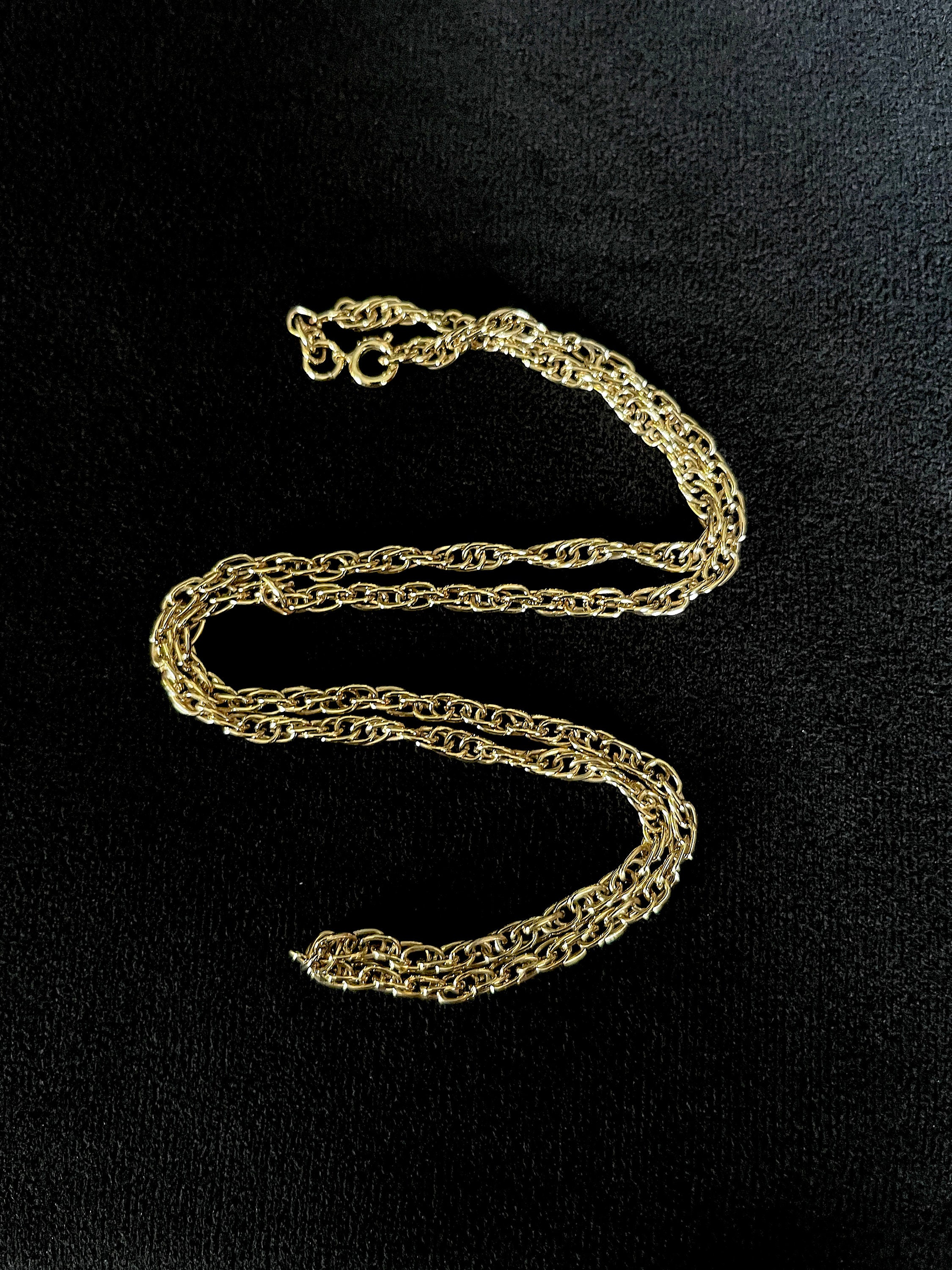 【VINTAGE HOLLYWOOD】Twist Chain Necklace★送料・関税込 VINTAGE HOLLYWOOD】Twist Chain Necklace☆送料・関税込