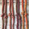 Size 8 Variegated brown, perle cotton, hand dyed thread for embroidery, handstitching, visible mending, hand quilting, appliqué. product logo