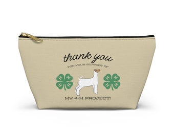 County Fair Buyers Gift - 4H Club Accessory Pouch | Thank You Gift for Show Goat Buyers and Livestock Lovers
