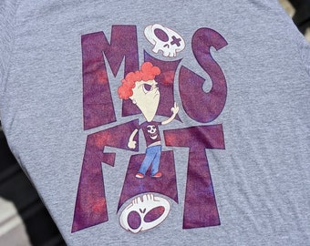 Misfit Vintage Cartoon Short Sleeve Tee