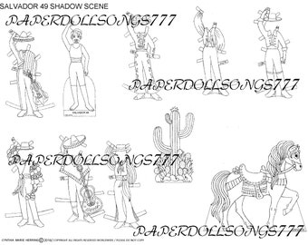 mexican paper dolls printable