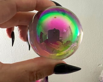 Mermaid Aura Quartz Sphere