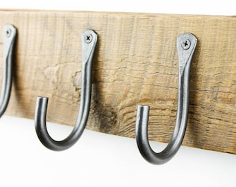 Industrial Hooks, Square Base — Black Dog Ironworks