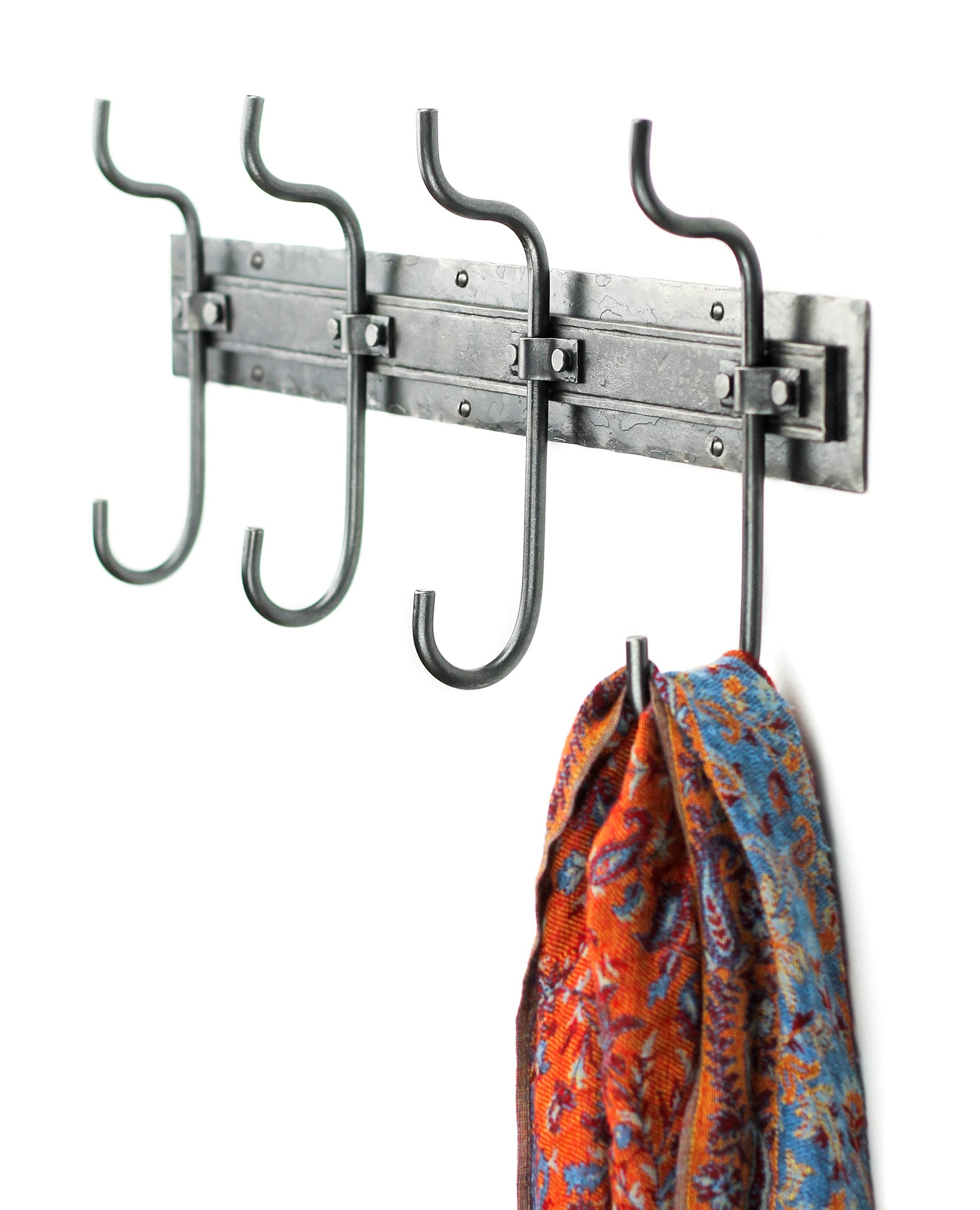 Double Hook Coat Rack 24 Decorative Coat Hanger Hand Etsy