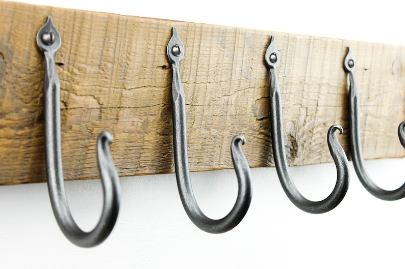 Classic Wall Hook One Coat Hook Hand Wrought Iron Etsy