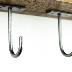 Forged Ceiling Hook | One Undermount Cabinet Hook | Chandelier Hook | Modern Rustic Decor