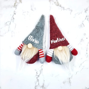 Kabouterornament, gepersonaliseerd ornament, kerstkabouterornamenten, kerstornamenten, vakantieornament, kabouterornament, kerstkabouter