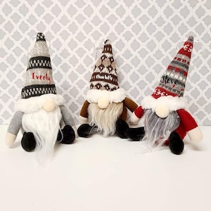 Wichtel-Verzierung, personalisierte Wichtel-Verzierung, Weihnachtszwerg-Verzierung, Weihnachtszwerg, Weihnachtsverzierung, Feiertags-Zwerg, personalisierter Gnom
