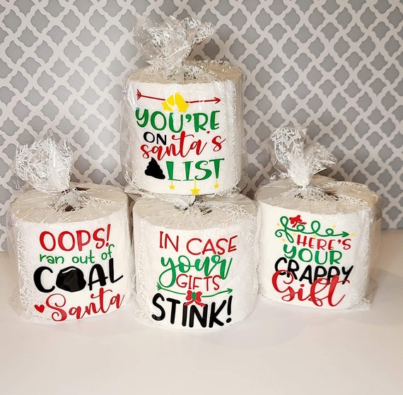 Christmas Toilet Paper Holiday Gift Gag Gift Secret Santa White Elephant Christmas Gift Stocking Stuffer 2020 Gift Etsy UK