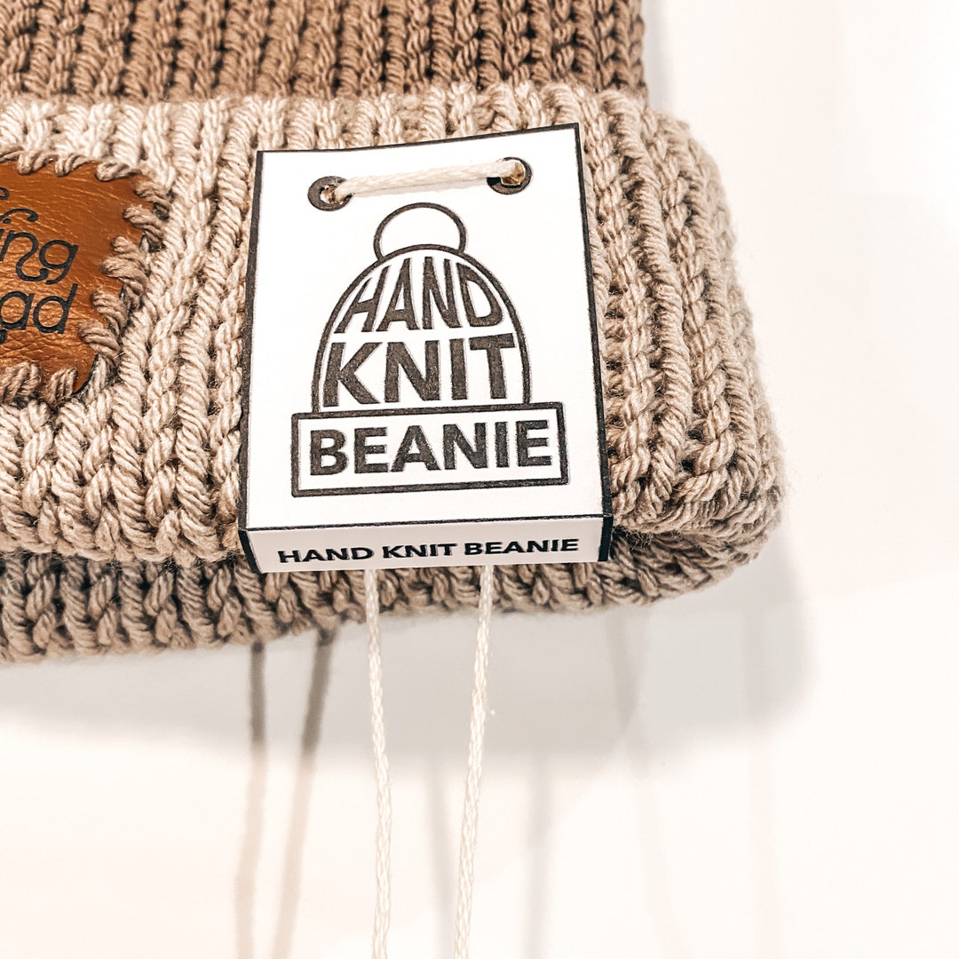 Printable Tag: Handmade Beanie 6 Styles - Etsy