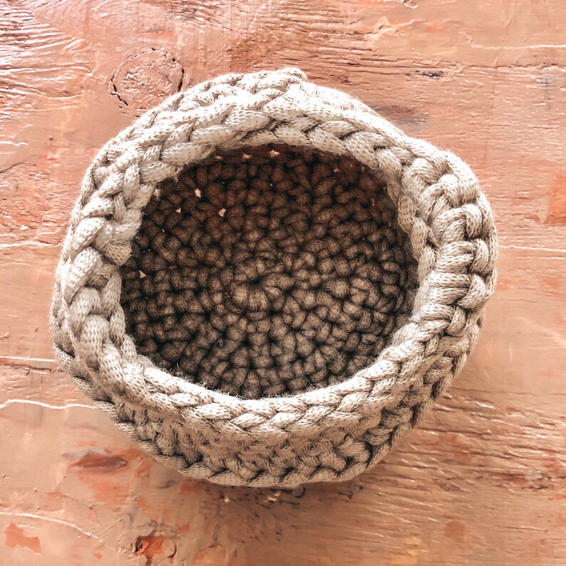 Crochet Pattern Mini Seagrass Belly Basket Etsy
