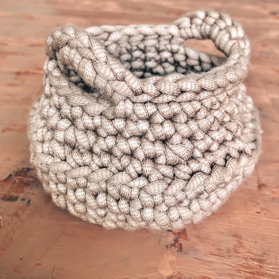 Crochet Pattern Mini Seagrass Belly Basket Etsy