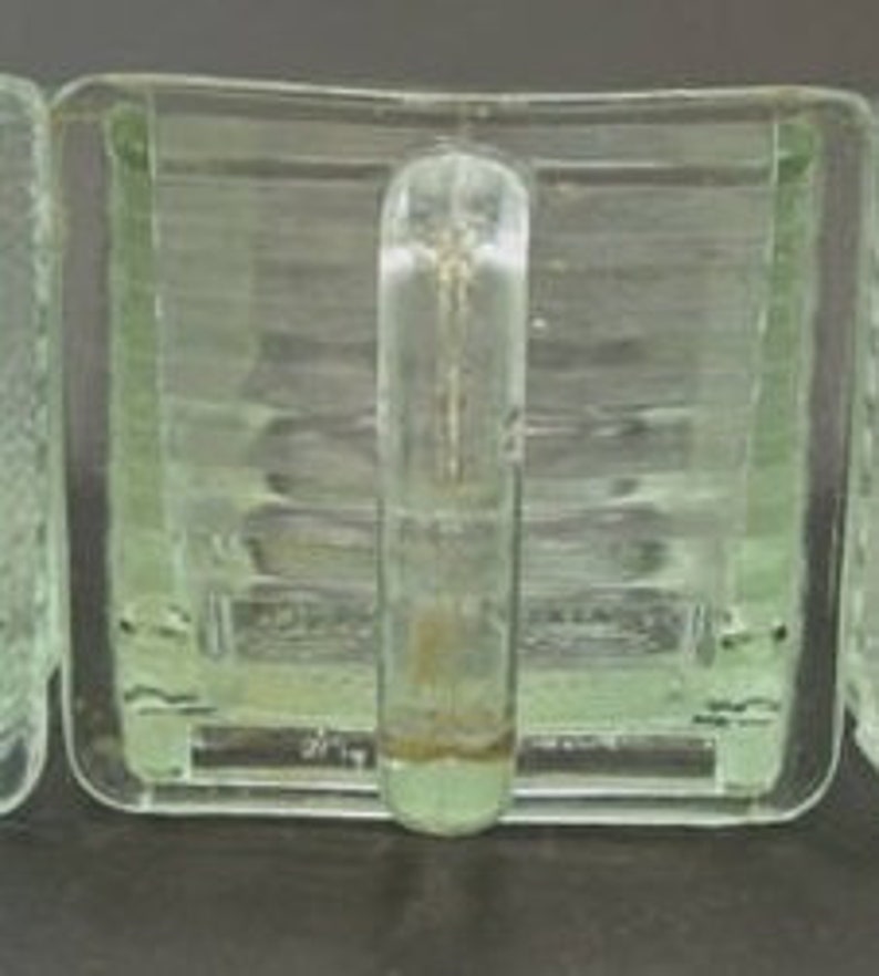 vintage 2 large vintage German glass scoops Poncet and HEYE