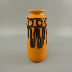 Vintage vase / Scheurich / 206 27 / Fat Lava | West Germany | WGP | 60s