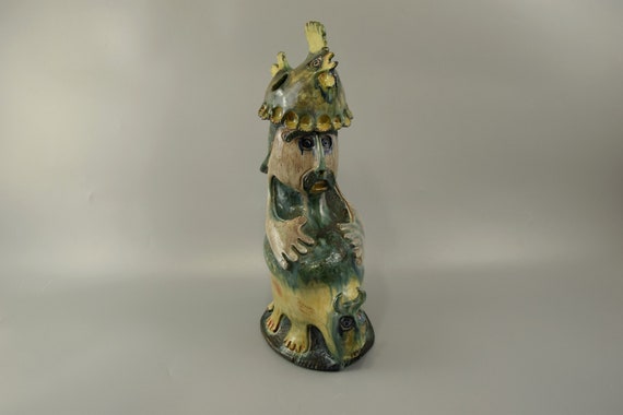 【レア】陶器人形　置物　antonio rodriguez レア】陶器人形 置物 antonio rodriguez インテリア小物 【レア】陶器