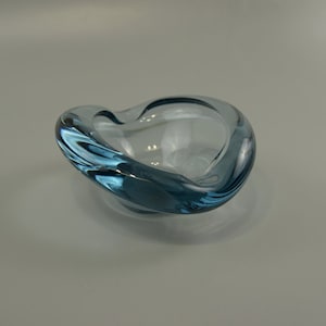 Vintage glass bowl / glass ashtray / Holmegaard / Per Lütken | Denmark | 50s