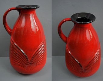 Rare vintage floor vase / Fohr / 436 40 | West Germany | WGP | 60s