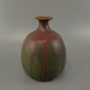 Vintage vase / Studio ceramics / Kubicek / R 14 22 | West Germany | 60s