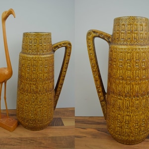 Vintage floor vase / Scheurich / Inka / 416 45 | West Germany | WGP | 60s