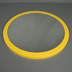 Original round vintage wall mirror / hall mirror / Space Age | Germany | 70s
