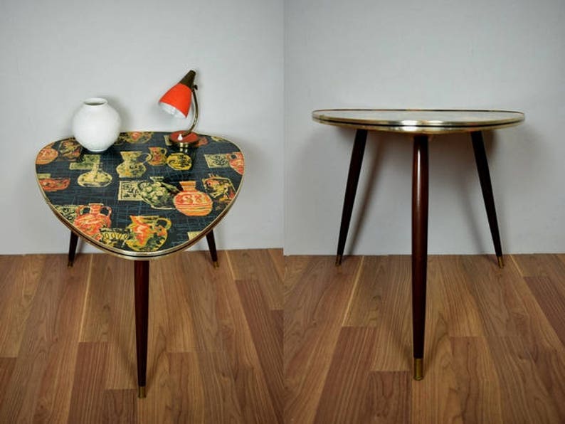 Vintage Kidney Table Side Coffee 50s Germany