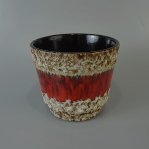 Vaso de flores vintage / floreira / Jopeko | Alemanha Ocidental | Década de 1960