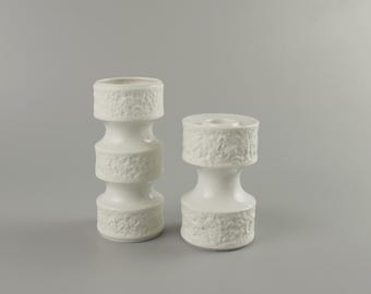 EDELSTEIN, Porzellanvase, BISQUIT-Porzellan, W.-Germany, Mitte des Jahrhunderts, 1960er Jahre, mcm, VINTAGE-Porzellan, Op-Art-Porzellan, Modernist