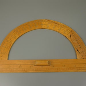 XL Vintage protractor | West Germany | 60s