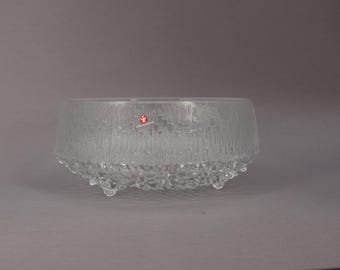 Cuenco de cristal Iittala Ultima Thule de 20 cm / Tapio Wirkkala | Finlandia | Años 70