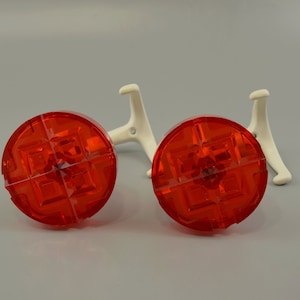 Vintage wall hooks / wardrobe hooks (set of 2) / Space Age | Germany | 70s