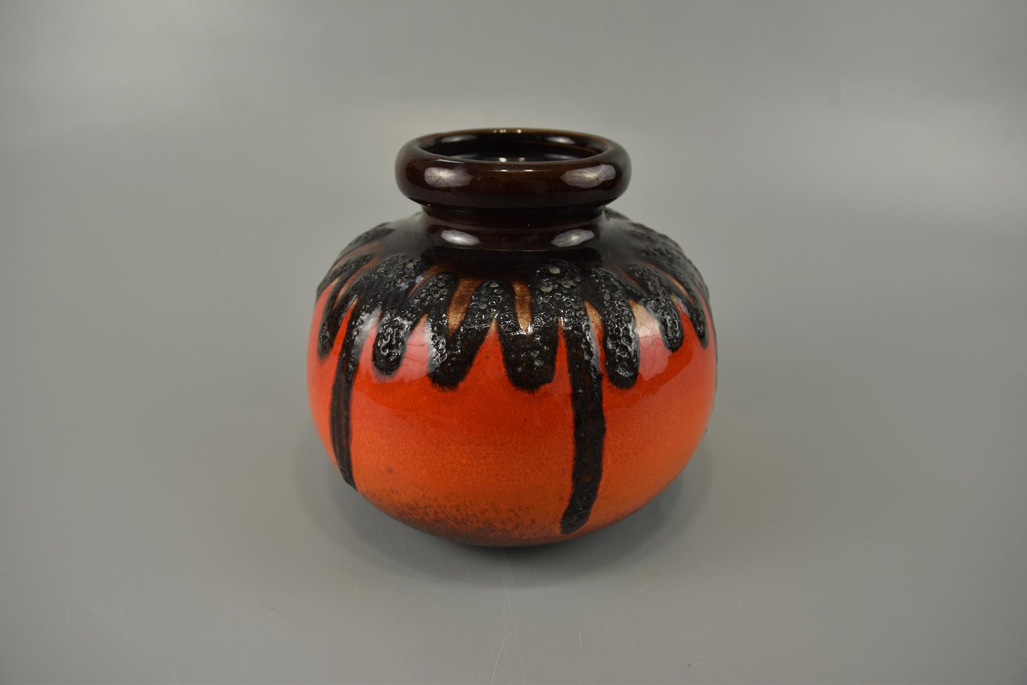 Vintage Vase / Scheurich / 284 15 / Fat Lava | Germany | 60s - Etsy