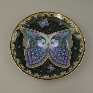 Vintage collection plate / Bradford Exchange / Amethyst Allure (No. 4) / Enchanted Wings / Oleg Gavrilov / 3638 A | United Kindom | 1998
