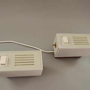 Set of two vintage bedside lamps from the 60s,