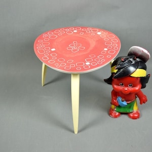 Vintage flower stool, side table, plant stand, coffee table | GDR | 70s