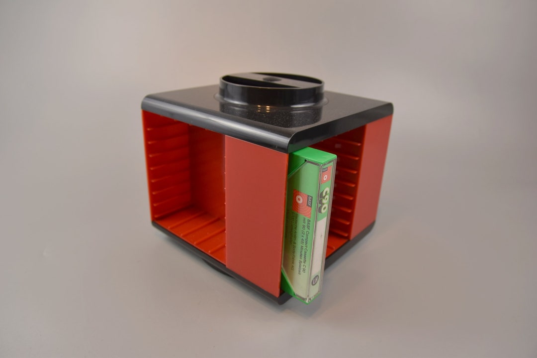 Vintage Cassette Carousel / Cassette Stand / Cassette Holder Etsy