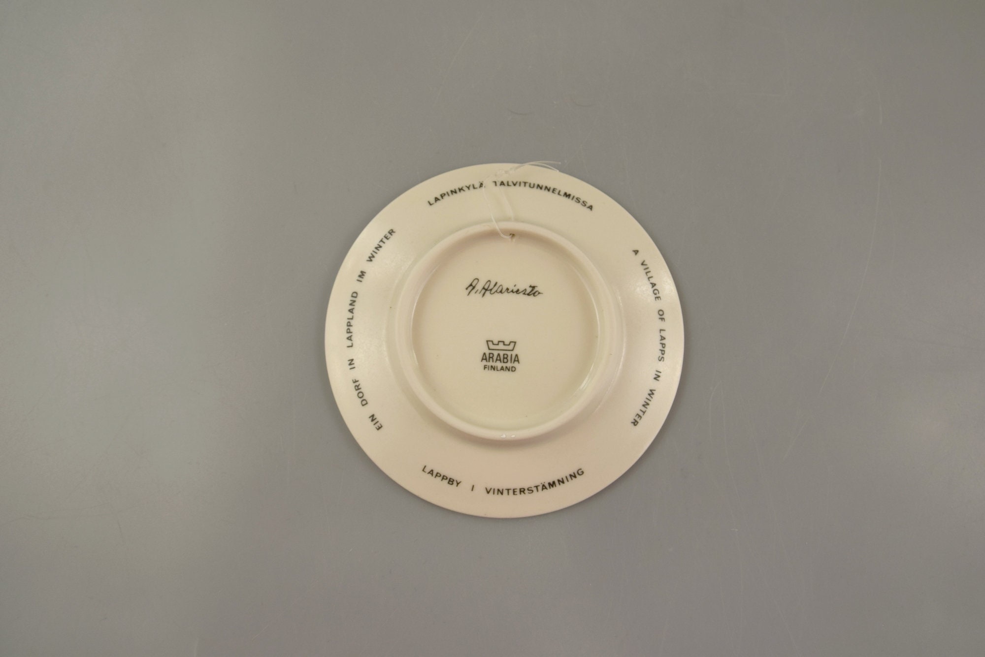 Vintage Wall Plate / Arabia Finland / Andreas Alariesto / A