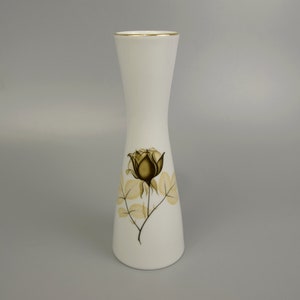 Vintage vase / Rosenthal / Studio Line  / Decor Schattenrose | Germany | 60s
