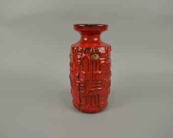 【東ドイツ Gräfenrodaの大きめ花瓶】ミッドセンチュリー 195 ウエベラッカー花瓶 1842-40 西ドイツ XXL 床花瓶 ミッド