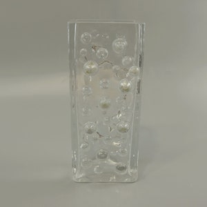 Vintage glasss vase / WMF / Erich Jachmann | Germany | 60s