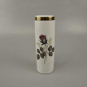 Vintage porcelain vase / Winterling Marktleuthen / Rose | Germany | 50s