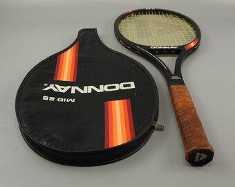 Vintage Belgium Made Donnay Graphite Plus 35 Tennis Racquet 4 14 W Case