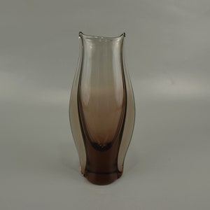 Vintage glass vase / Bohemian Czech Zelezny Brod (ZBS) / Miloslav Klinger | Czech Republic | 60s