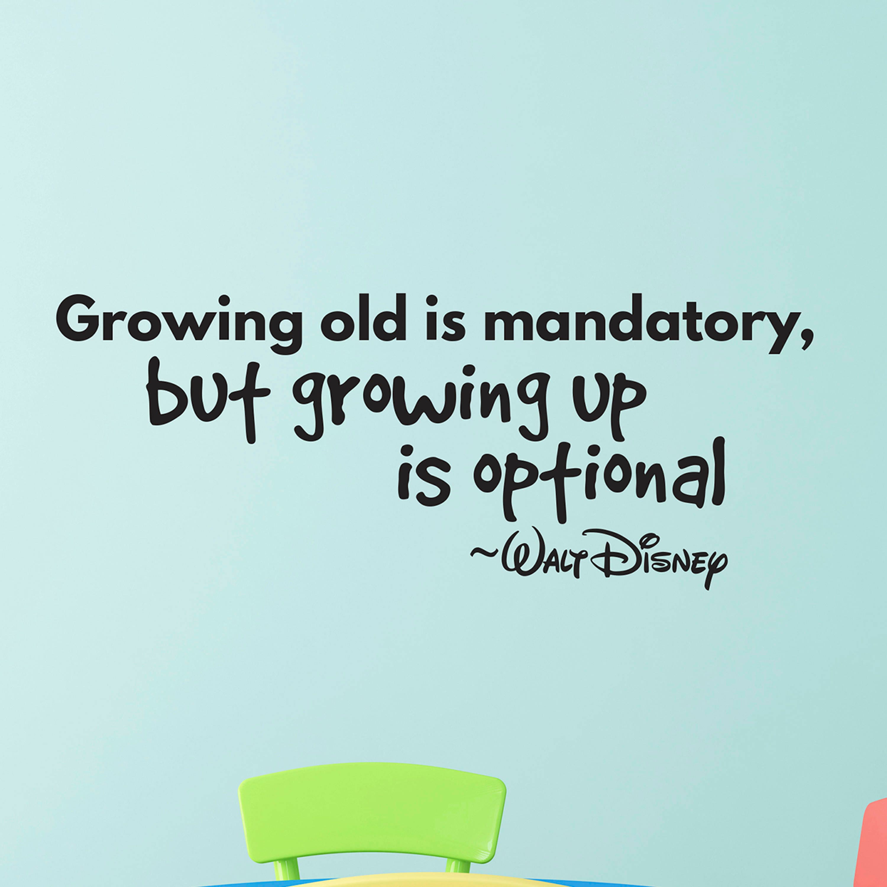 Disney Wall Decal Disney Wall Sticker Kids Wall Decal Etsy