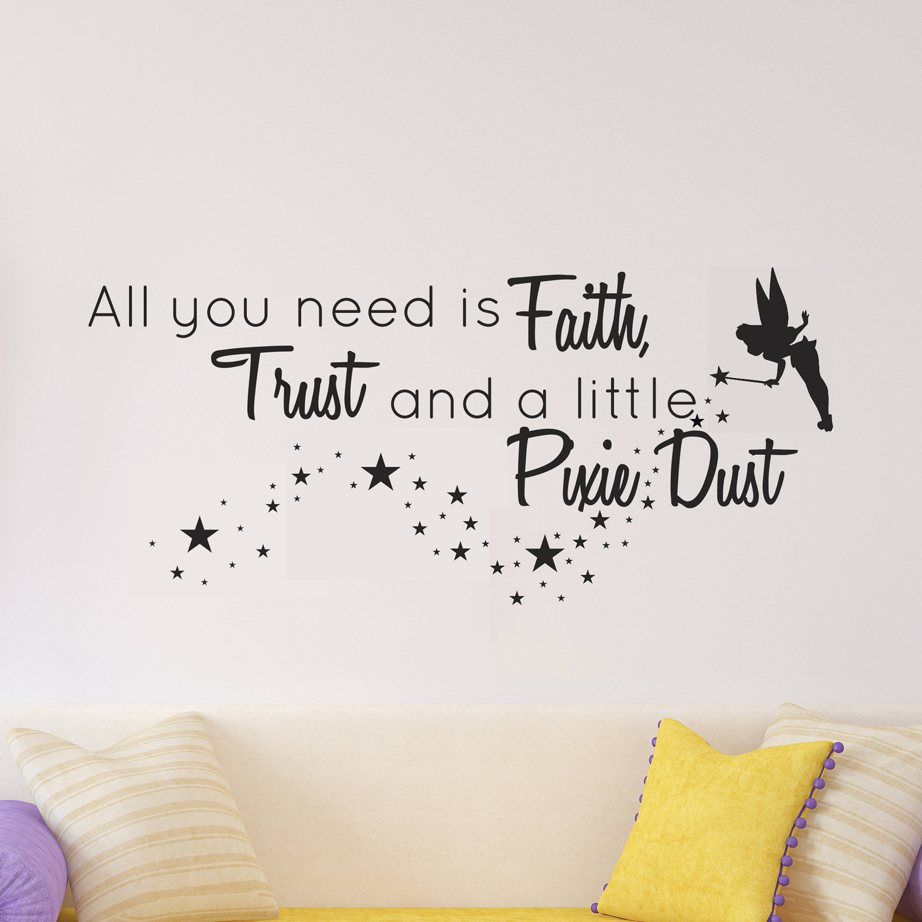 Sticker Mural Disney Disney Wall Sticker Pixie Dust muraux Etsy